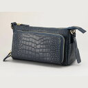 PICORA 牛革 3WAY お財布 バッグ ネイビー レザー ピコラ 紺(4)