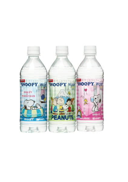 スヌーピーウォーター500ml×24本富士ミネラルウォーター