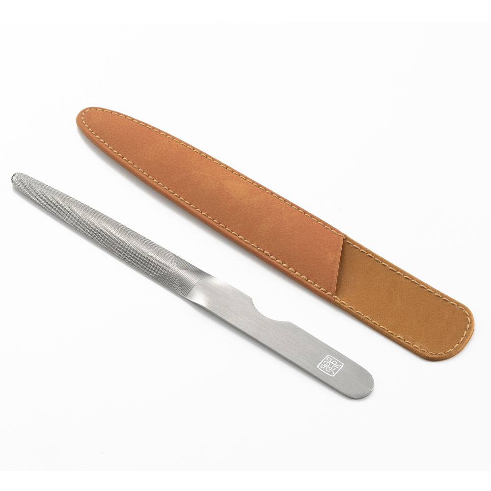 ヨシカワ 郷技 爪ヤスリ 1本 ケース付き 送料無料 日用品 雑貨 爪やすり ネイルケア 滑らかな仕上がり ..