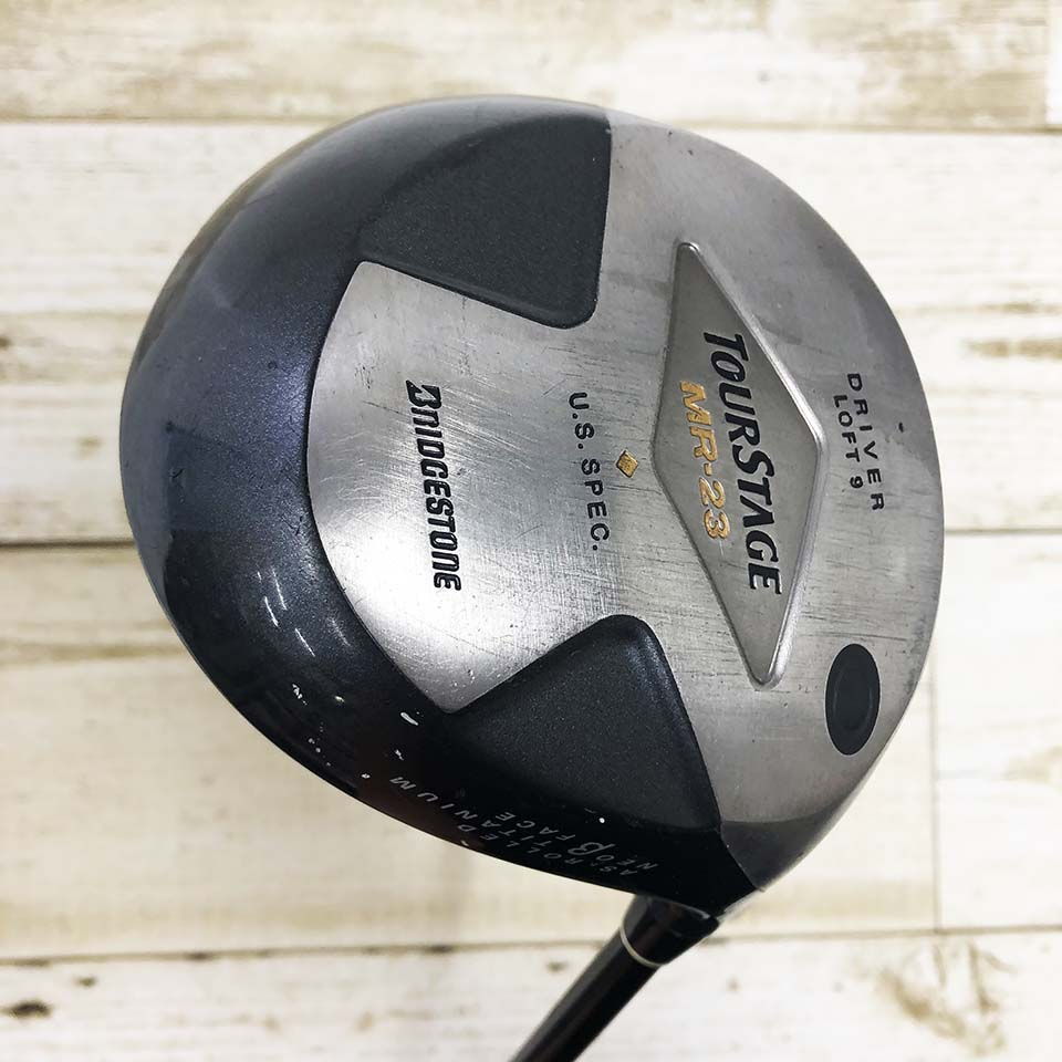 【中古】ブリヂストン TOURSTAGE MR-23 US SPEC ドライバー 1W 9° Sフレックス 45インチ MR-23シャフト 右利き用 Dランク BRIDGESTONE