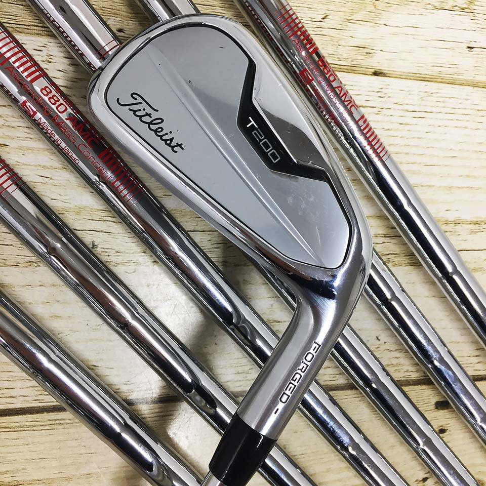 楽天GOLF J-WINGS【中古】タイトリスト T200 2021 アイアンセット 5-9P.48 7本組 Sフレックス NSプロ880AMCスチールシャフト 右利き用 Cランク Titleist ゴルフクラブ