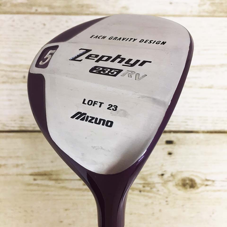 【中古】【レディースモデル】ミズノ Zephyr 235 RV フェアウェイウッド 5W 23° Lフレックス 40インチ TECHNO FLEX 1560カーボンシャフト 右利き用 Dランク Mizuno ゴルフクラブ ゼファー