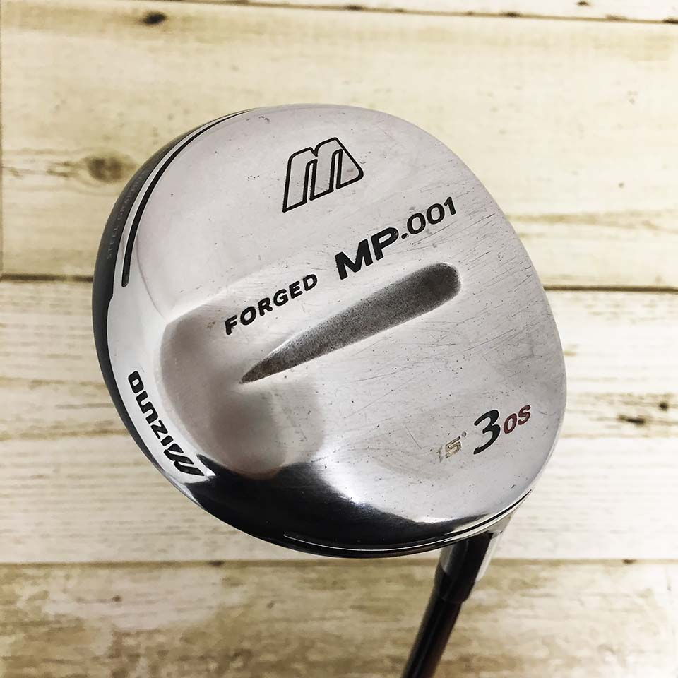 【中古】ミズノ MP-001 フェアウェイウッド 3W 15° SRフレックス 42.5インチ TOUR SPIRITカーボンシャフト 右利き用 Dランク Mizuno ゴルフクラブ