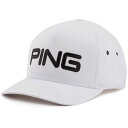 【USモデル】ピン ゴルフキャップ ストラクチャード キャップ ホワイトブラック L/XLサイズ PING GOLF 【新品】【即納】【あす楽対応】