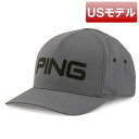 【USモデル】ピン ストラクチャードキャップ L/XLサイズ グレー PING ゴルフキャップ 【新品】【即納】【あす楽対応】