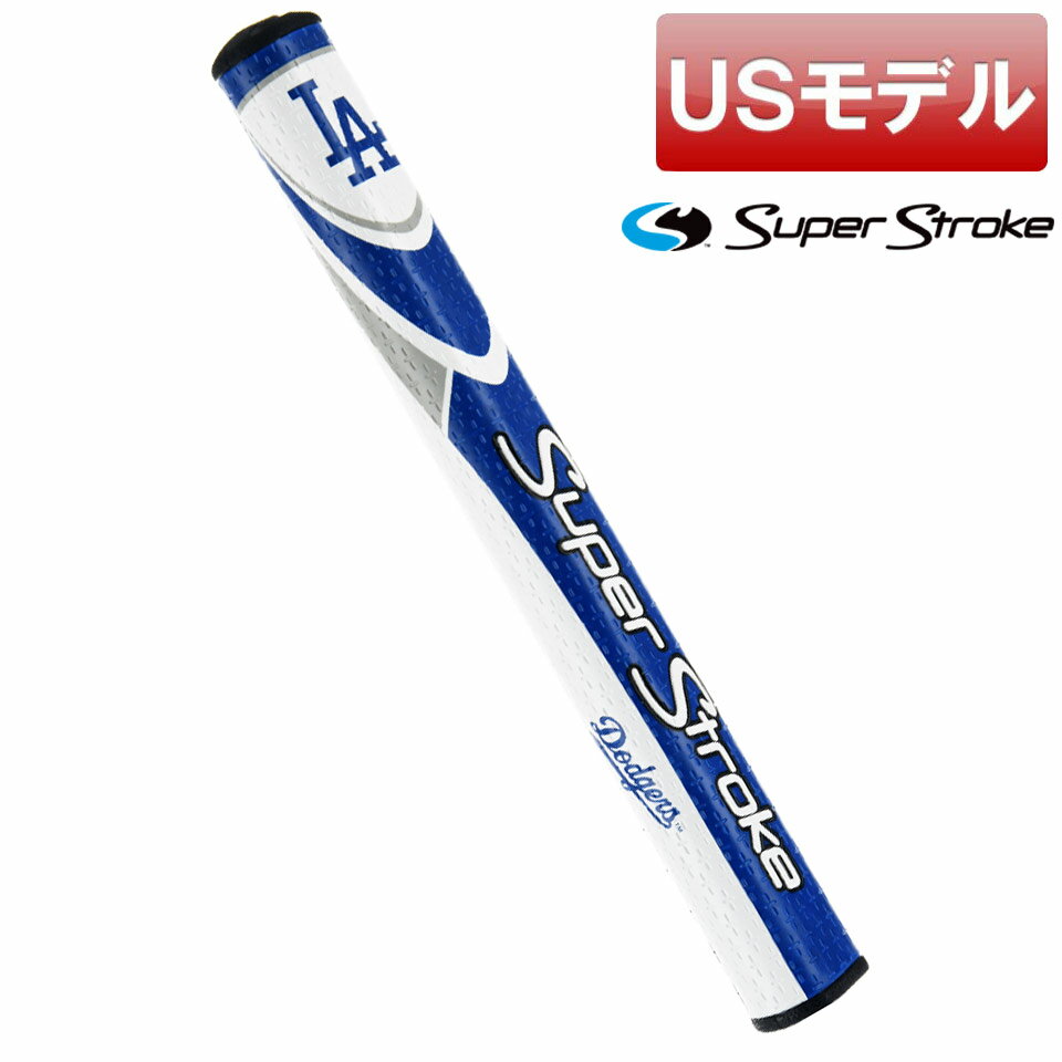 スーパーストローク ゴルフグリップ MLB ロサンゼルス ドジャース パターグリップ ボールマーカー付き ミッドスリム2.0 日本未発売モデル 