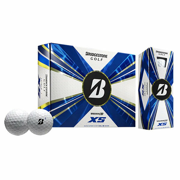 【USモデル】ブリヂストン ボール TOUR B XS ゴルフボール 2022 ホワイト 12球入り BRIDGESTONE GOLF ブリヂストンゴルフ ゴルフボール ツアーB 1ダース ボール 白【新品】【即納】【あす楽対応】