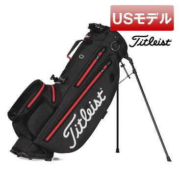 【USモデル】タイトリスト ゴルフバッグ プレーヤー 4 プラス ステイドライ スタンドバッグ titleist セパレーター付き4分割トップ ダブルストラップ フード付き 軽量約2.4kg ブラックレッド ゴルフ用品 ラウンド用品 【新品】【即納】【あす楽対応】