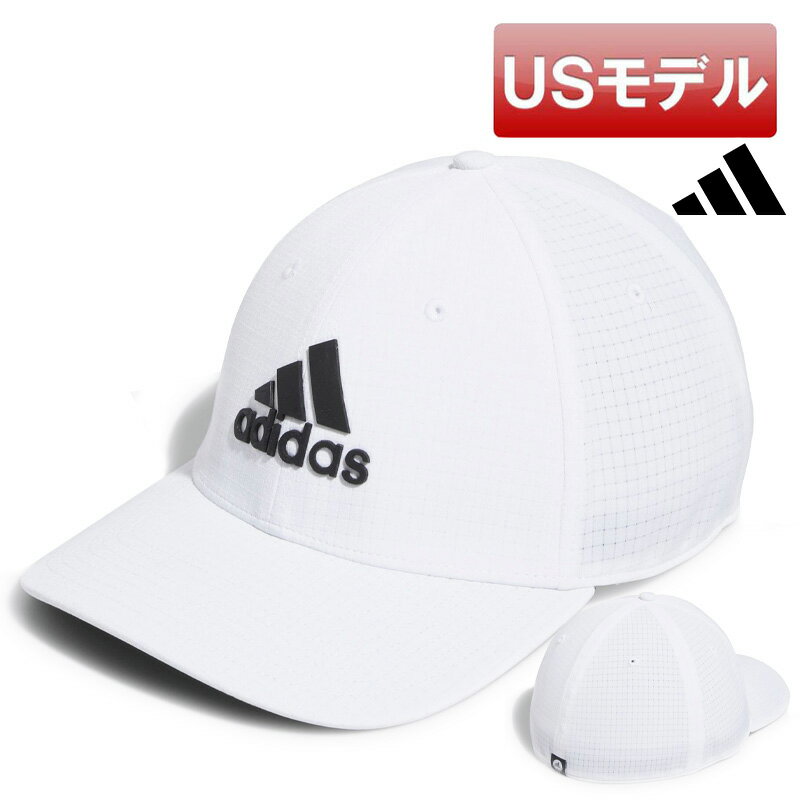 【USモデル】アディダス ツアーハット フィットキャップ ゴルフキャップ L/XLサイズ ホワイト 帽子 adidas GOLF TOUR HAT GOLF CAP ゴルフ用品 HA9238 サイズ調整不可【新品】【即納】【あす楽…