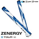 【日本正規品】 スーパーストローク ゴルフグリップ パター用 ゼナジー ツアー1.0 ZENERGY TOUR 1.0 パターグリップ ブルーホワイト SUPE...