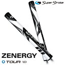 【日本正規品】 スーパーストローク ゴルフグリップ パター用 ゼナジー ツアー1.0 ZENERGY TOUR 1.0 パターグリップ ブラック ホワイト SU...