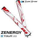 【日本正規品】 スーパーストローク ゴルフグリップ パター用 ゼナジー ツアー2.0 ZENERGY TOUR 2.0 パターグリップ ホワイトレッド SUPE...