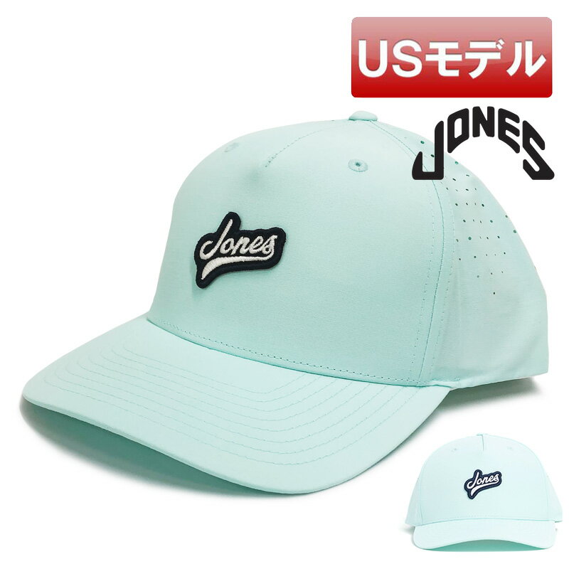 【USモデル】ジョーンズ スクリプト アスレチック ゴルフキャップ シーフォーム ゴルフ用帽子 JONES GOLF フリーサイズ スナップバックキャップ ゴルフ用品 ラウンド用品【新品】【即納】【あす楽対応】