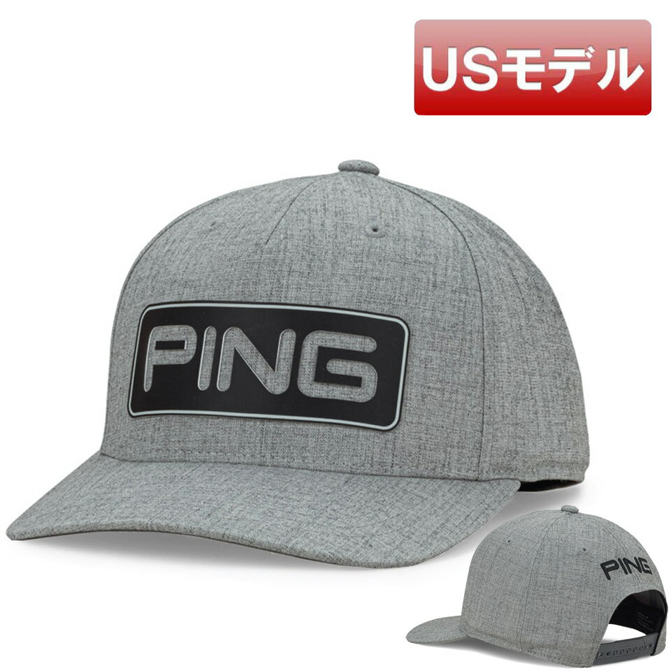 ピン 【USモデル】ピン ツアークラシック ゴルフキャップ フリーサイズ PING GOLF グレー スナップバックキャップ サイズ調整可能 【新品】【即納】【あす楽対応】