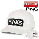 【USモデル】ピン ツアークラシック ゴルフキャップ ホワイト フリーサイズ PING GOLF 白 スナップバックキャップ サイズ調整可能 【新品】【即納】【あす楽対応】
