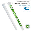 【日本正規品】カデロ ゴルフグリップ 2×2 ペンタゴン ソロ UT ホワイトグリーン グリップ バックラインあり M60 約48g CADERO GOLF G...
