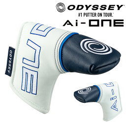 【日本正規品】オデッセイ AI-ONE #1 パターカバー ブレード型用 ヘッドカバー ODYSSEY GOLF ピン型 ブレードパター用 5523319 ゴルフクラブカバー【新品】【即納】【あす楽対応】