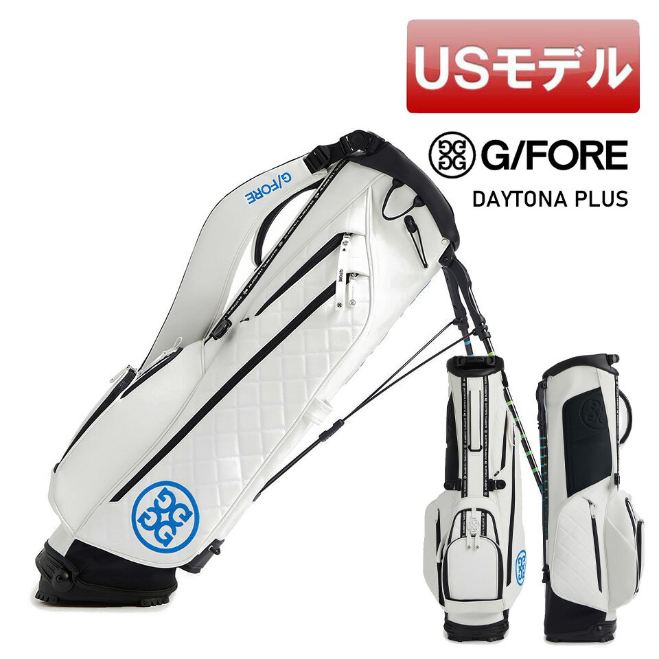 キャロウェイ 【USモデル】G/FORE デイトナプラス スタンドバッグ ゴルフバッグ スタンドキャディバッグ スノー ホワイト ジーフォア 4分割トップ ショルダーストラップ付き フード付き GUC000001【新品】【即納】【あす楽対応】