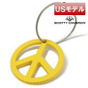 【USモデル】スコッティキャメロン ピースサイン キーフォブ イエロー SCOTTY CAMERON key fob 【新品】【即納】【あす楽対応】