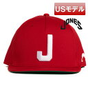 【USモデル】ジョーンズ ブロック J スナップバックキャップ レッド ゴルフ用 JONES GOLF フリーサイズ スナップバックキャップ ゴルフ用品 ラウンド用品 ゴルフキャップ 帽子 メンズ おしゃれ 【即納】【新品】