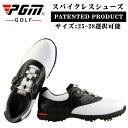 PGMスニーカー ゴルフシューズ メンズ 防水 耐磨 強いグリップ スニーカー ソフトスパイク お洒落 通気性 スポーツシューズ 運動 アウト(4)