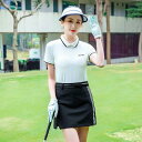 ゴルフウェア レディース 半袖シャツ 春 夏 女性 スポーツシャツ 通気 吸汗 速乾 オシャレ 動きやすい