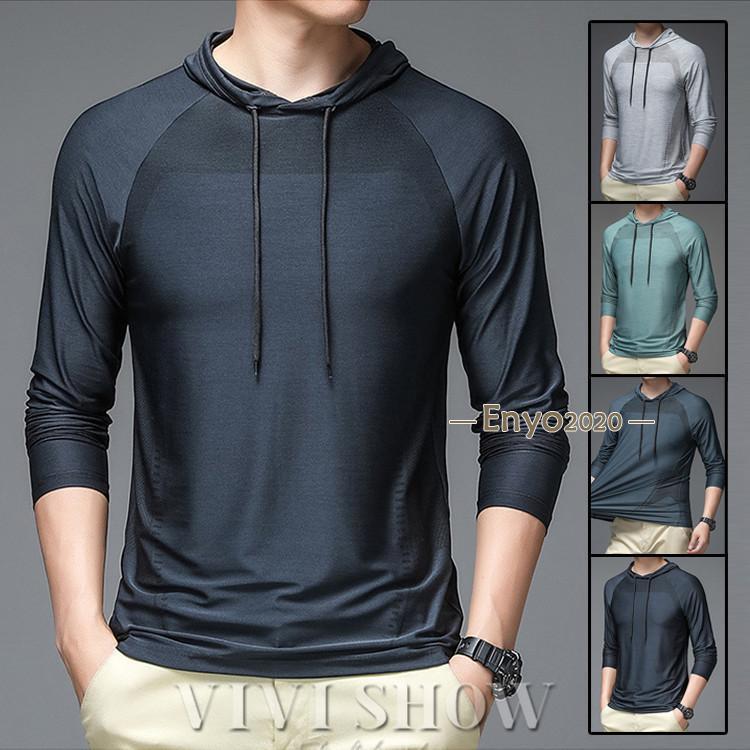 パーカー メンズ 長袖 大きい おしゃれ 無地 薄手 スリム プルオーバーパーカー スポーツ レジャー