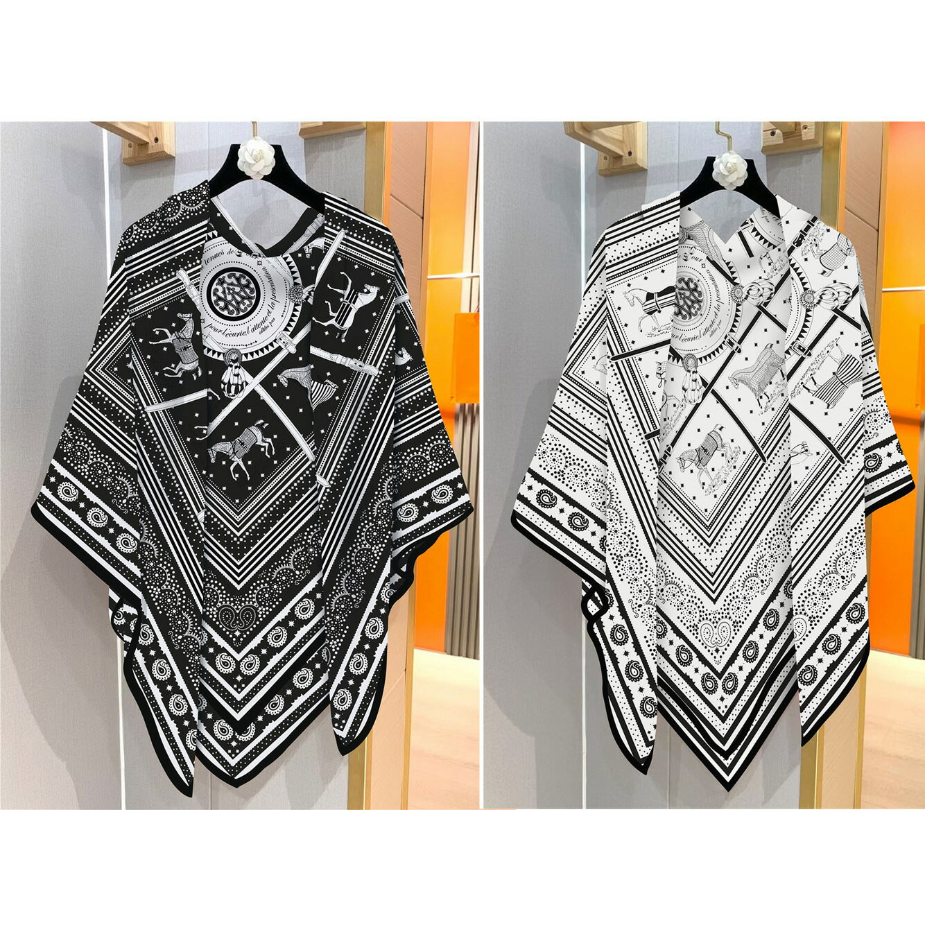 限定数 2025 新作 3color Horse scarf Cashmere素材 ストール はだざわり ストール