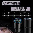 ★オープン記念SALE全品30%OFF空気清浄機 \花粉症対策/ 1000万個高密度マイナスイオン イオン発生器 2段階風量設定 送料無料 PM2.5 静音 軽量 LEDライト搭載 流光空气?化器