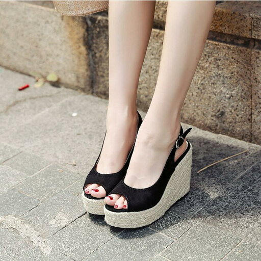 スエードサンダル 韓国風 カジュアル 歩きやすい サンダル レディース 厚底サンダル ハイヒールサンダル スニーカーサンダル 疲れないサ