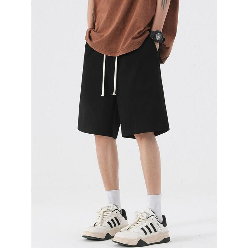 メンズショートパンツ夏パンツ 男性スポーツ五分パンツ ハーフパンツ 五分丈カジュアルパンツ ショート丈 ストレートパンツ ゆったり 短(4)