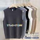 ニットベスト メンズ レディース 男女兼用 春服 プルオーバー ジレー クルーネック 無地 制服ベスト ノースリーブ フォーマル ビジネス