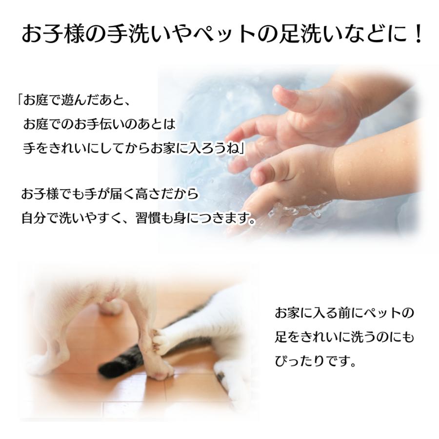 ガーデンシンク 流し台 シンク 小型 ステンレス製 屋外 水栓付き 蛇口 左右対応 ゴミ受け付き 幅52×奥行38×高さ45cm [3]