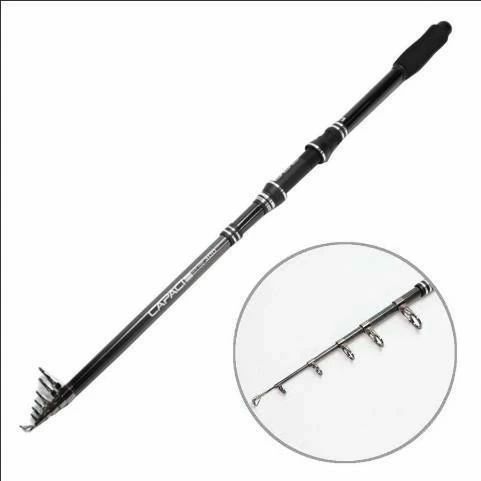 投げ竿 釣り竿 海釣り3m 振出 コンパクトロッド 船竿 携帯 軽量フィッシングロッド スピニングリール用 釣竿収納袋 付