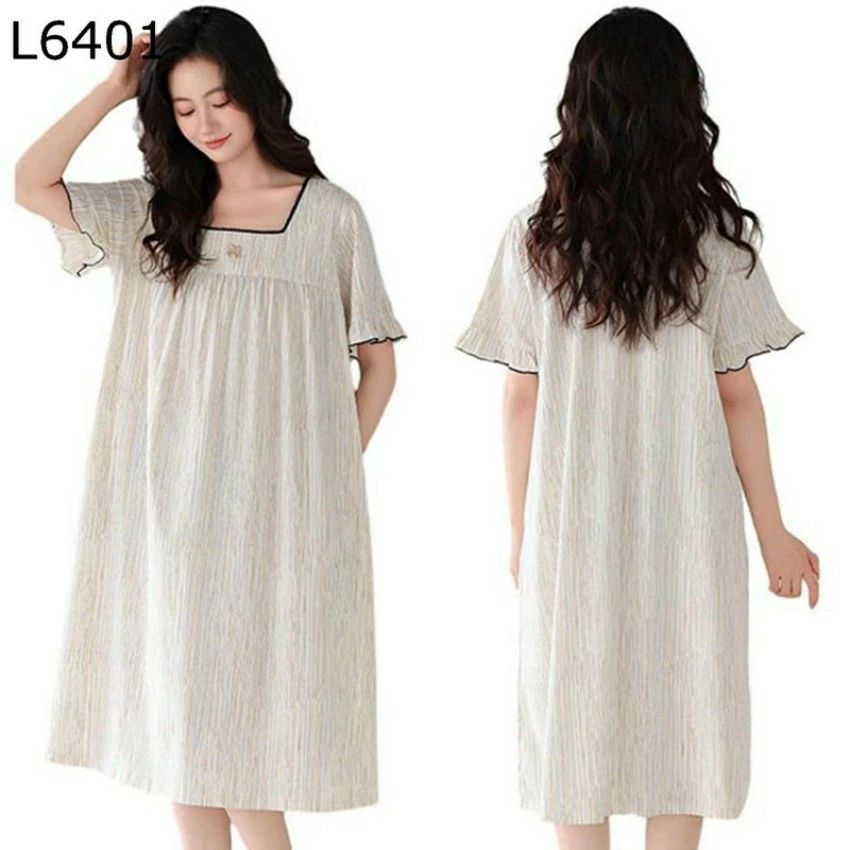 ナイトウェア 半袖 ルームワンピース 綿100% ワンピースパジャマ レディース 花柄 春 夏 秋 寝間着 お風呂上がり 着やすい 薄手 リラッ