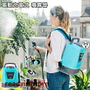 噴霧器電動充電式自動噴霧器コードレス5L 8L 10L大容量タンク12V背負い式電源表示圧力調整連続自動噴霧伸縮チューブ軽量低騒音園芸水や