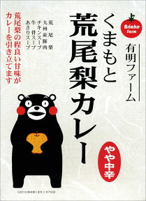 荒尾市特産の梨を贅沢に使った【くまもと荒尾梨カレー(やや中辛）】（200g）【RCP】【ご当地カレー/レトルトカレー】(熊本県)【ギフト/景品/賞品/贈答/お祝い/内祝い/お中元/イベント/結婚式/二次会/暑中見舞い】【くまモン】