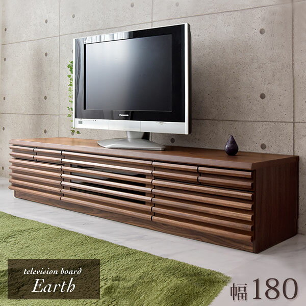 楽天【G-DREAMS】 インテリア web shop完成品 テレビ台 木製 180 天然木 テレビボード TV台 ローボード 42インチ 52インチ TVボード テレビラック 幅180cm 大型 32型 AVボード リビングボード 【超大型】【後払/時間指定NG】