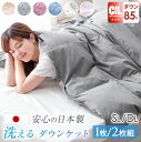 日本製 洗える 羽毛 肌掛け布団 1枚/ 2枚組 ダックダウン85% 30マス 立体キルト掛け布団 シングル ダブル ダウンケット 肌掛けふとん 羽毛布団 肌布...