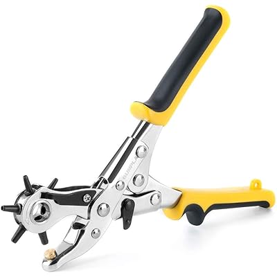 回転式レザーパンチ 穴あけ 穴径2.0mm～4.5mm