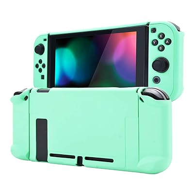 PlayVital Switchコンソールに対応するバックカバー、分割デザインでNS Joyconハンドヘルド用保護ケース（ハード）、Switchドックに対応する保護ケース（ハード）