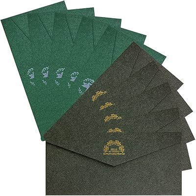 封筒 レターセット 2色/16枚セット 洋封筒 封筒 グリーン おしゃれ 洋封筒 緑 郵便番号枠なし 封筒 メ..