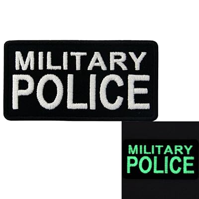 Military Police軍事警察暗闇で光るアイロン/縫い付け刺しゅうワッペン