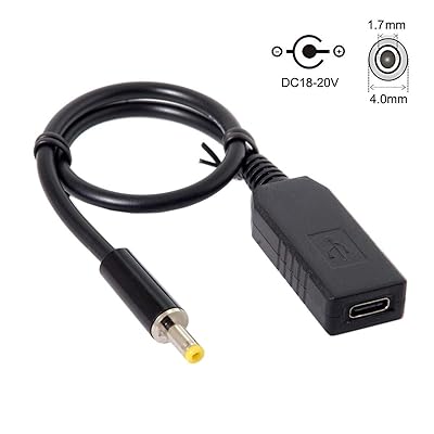 USB 3.1 Type C USB-C - DC 20V 4.0x1.7mm dvO PDG~[^[ gK[[dP[u m[gp\Rp