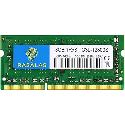 m[gPCp PC3L-12800S 8GB~1 1Rx8 DDR3L 1600MHz SODIMM CL11 204Pin Non-ECC d1.35V RAM