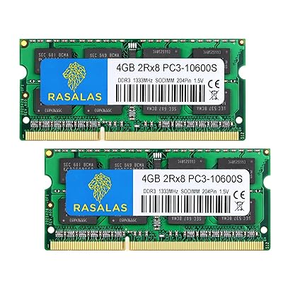 8GB DDR3 1333MHz PC3-10600S 4GB~2m[gPCp  SO-DIMM Memory CL9 204Pin Non-ECC RAM