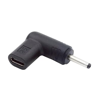 USB 3.1 ^Cv C USB-C X - DC 12V 3.5x1.3mm vO 90 xpxtA_v^[ PD G~[^[ gK[