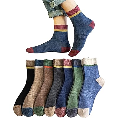 靴下 メンズ【防臭・抗菌・吸汗 綿】 くるぶしソックス 春夏秋冬カラフルソックス スポーツソックス アウトドアソックス カジュアル 通気性 吸汗速乾 (7足セット3)