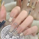 ネイルチップ 24枚入 ミディアム ショート ラウンド つけ爪 短め 長い ネイルチップ ミディアムロング 人気 和風 かわいい シンプル おしゃれ成人式 入学式 卒業式 結婚式 付け爪 チップ (BY1080)