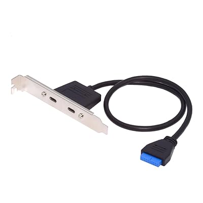 5Gbps 19/20s USB3.0 }U[{[h fA|[g USB-C Type-C X PCI-E obNplP[u 50cm